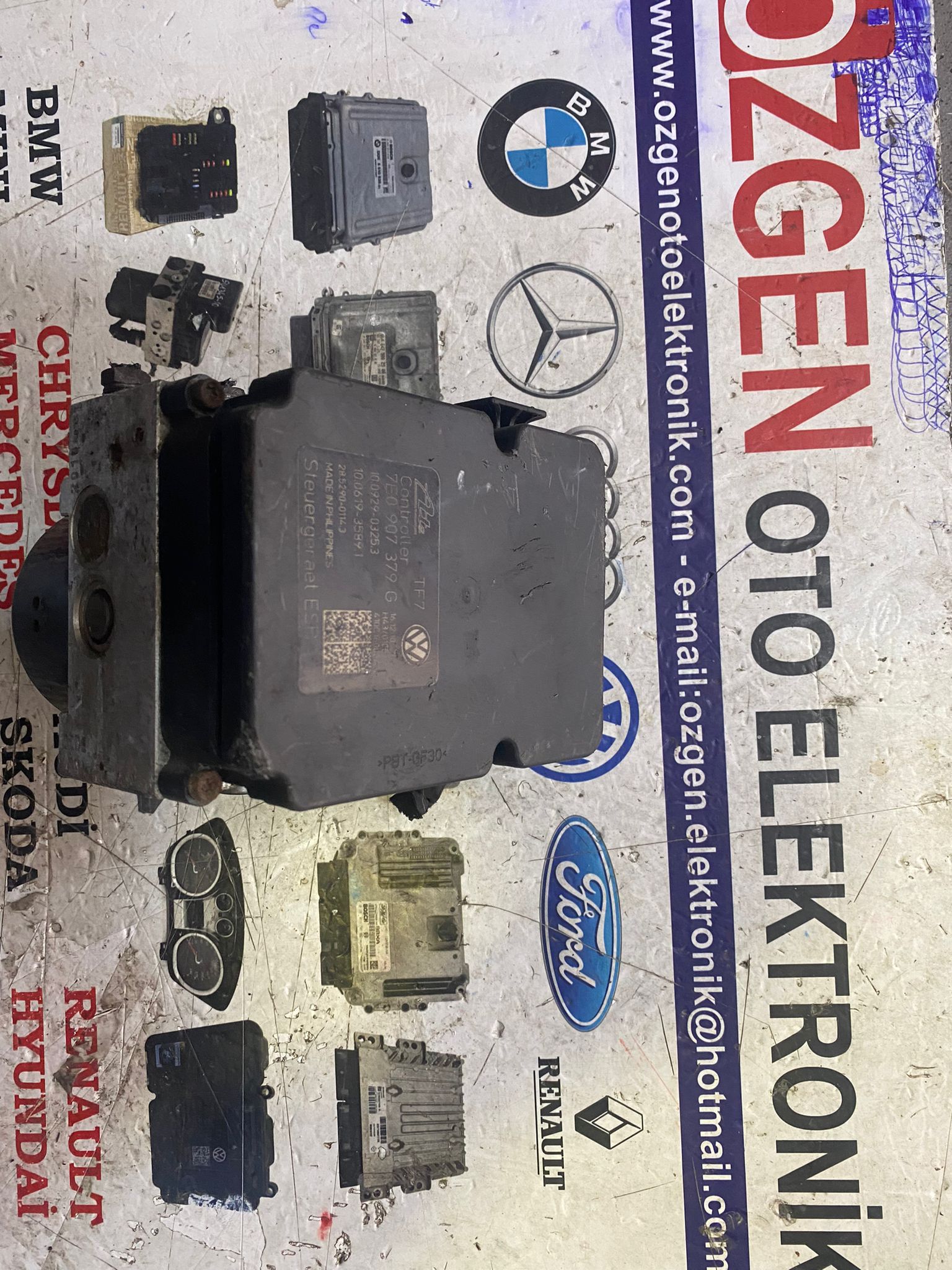 VW T6 ABS POMPA BEYNİ 7E0907379E 7E0907379G 7E0907379J