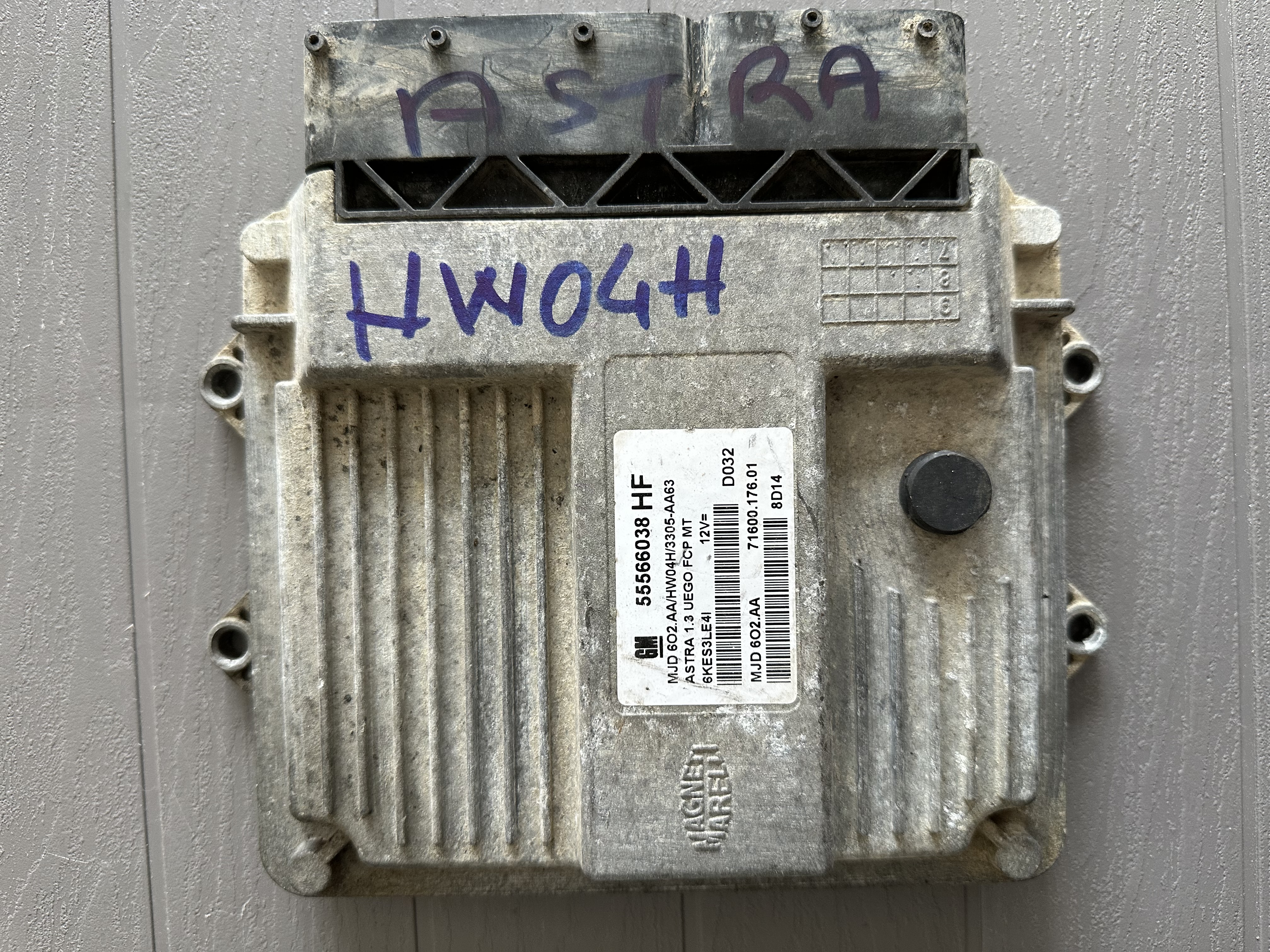 OPEL ASTRA 1.3 DİZEL MOTOR BEYNİ 55566038HF MJD6O2.AA HW04H  